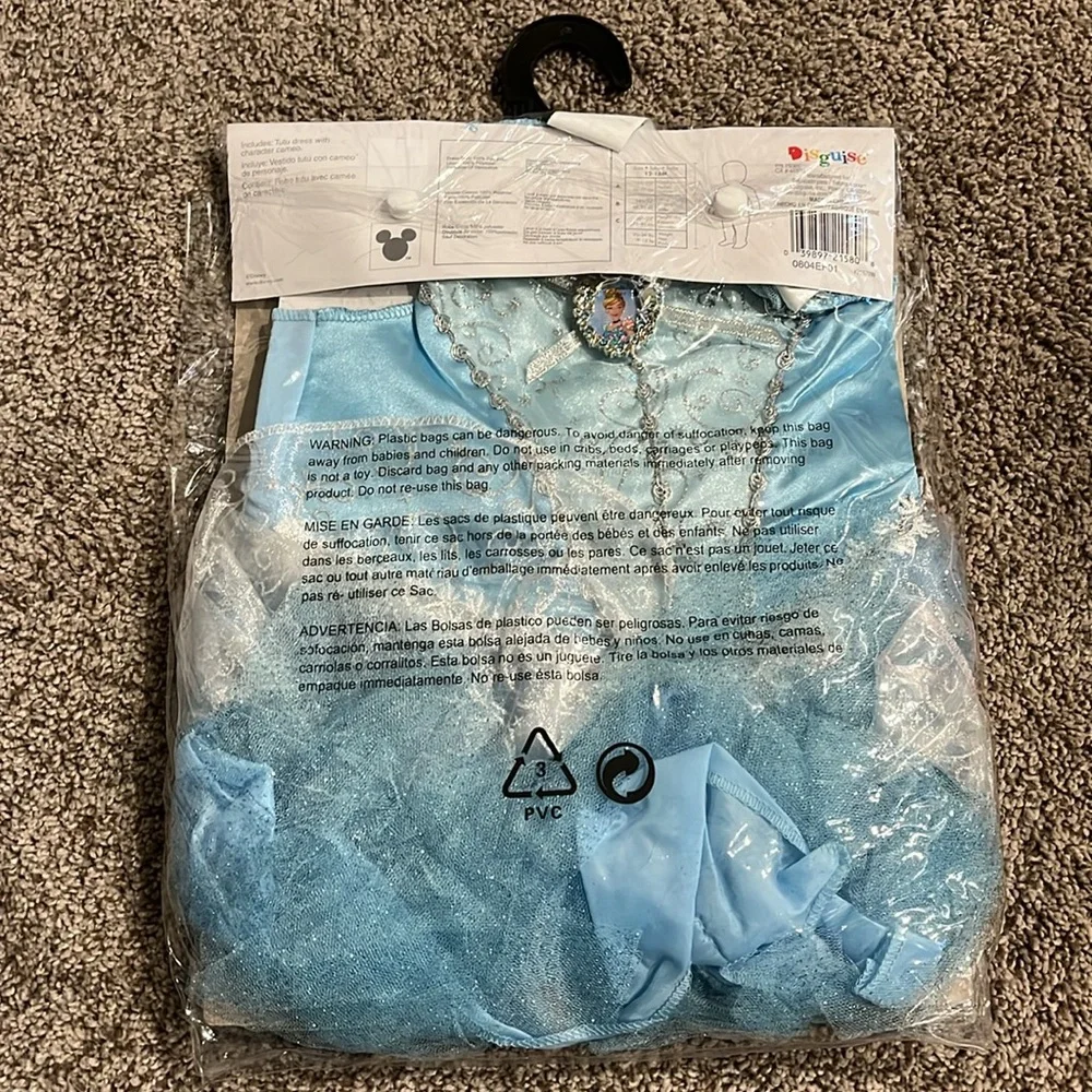 NWT Disney Baby Cinderella Costume SIZE 12-18m